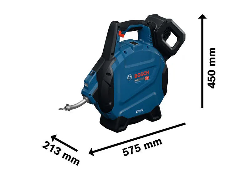 Bosch GFT18V-30 호스릴, 컴팩트하고 휴대하기 편리합니다.