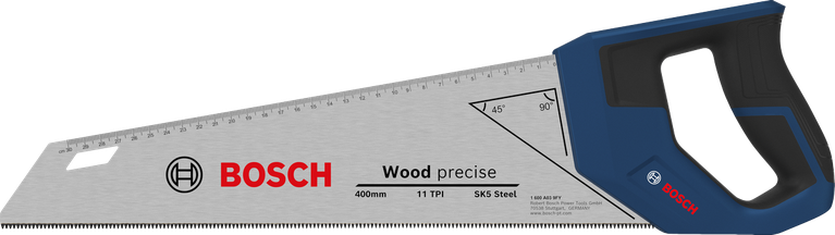 정밀한 목재 절단을 위한 Bosch 400mm 11TPI 수동톱.