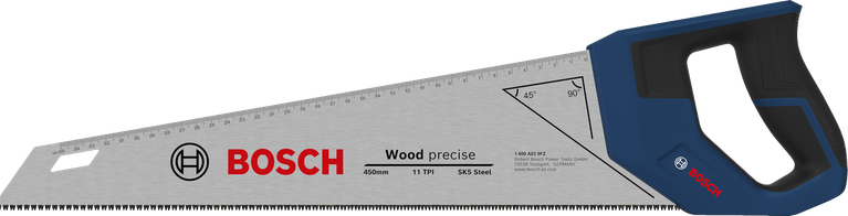 정밀한 목재 절단을 위한 Bosch 450mm 11TPI 수동톱.
