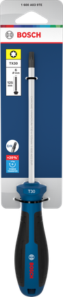 인체공학적 손잡이가 있는 Bosch TX30 125mm 스크루드라이버.