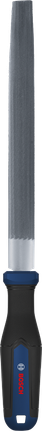 인체공학적 손잡이가 있는 Bosch 200mm 반원형 줄.