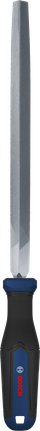 인체공학적 손잡이가 있는 Bosch 200mm 삼각 줄.