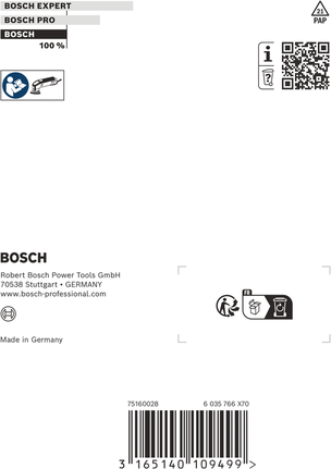 Bosch 샌딩 플레이트 액세서리 포장.