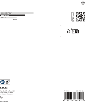 Bosch PRO 샌딩 패드 (중간 경도, 150mm)