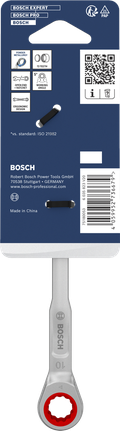 Bosch 라쳇식 복합 렌치 10mm 크롬 바나듐 재질.