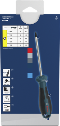 Torx 스크류 드라이버 세트, 5PCS