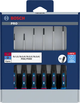 PRO Precision PH/SL 스크류드라이버 세트, 6개