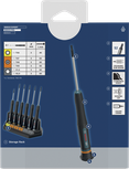 Bosch PRO 정밀 드라이버 세트 TX/TH/H, 색상 코드 포함.