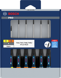Bosch PRO 정밀 스크루드라이버 세트 TX/TH/H 6개입, S2 샤프트.