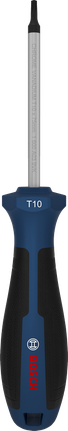 인체공학적 손잡이가 있는 Bosch TX10 x 75mm 스크루드라이버.