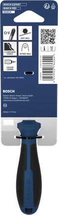 미끄럼 방지 손잡이가 있는 Bosch PZ1 x 75mm 스크루드라이버.