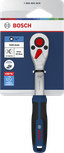 Bosch 1/4인치 라쳇, 톱니 72개, 길이 150mm.