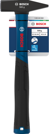 Bosch 엔지니어 해머 500g, 탄소강 헤드.