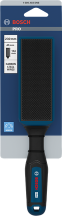 Bosch PRO 파일 브러시 230mm (탄소강 와이어 포함).