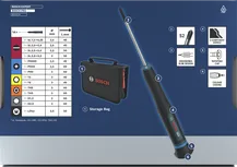 S2 강철 소재와 색상으로 구분된 손잡이를 갖춘 Bosch PRO 정밀 드라이버 세트.