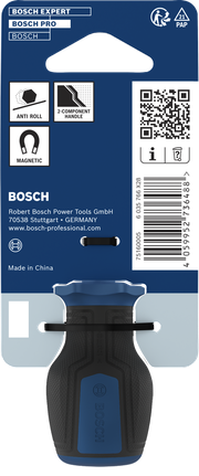 자석식 미끄럼 방지 손잡이가 있는 Bosch PRO 스터비 비트 스크루드라이버.