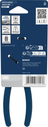 Bosch 콤비네이션 플라이어, 미끄럼 방지 코팅 손잡이, 180mm.