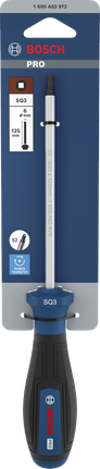 인체공학적 손잡이가 있는 Bosch PRO 스크루드라이버 SQ3 x 125 mm.