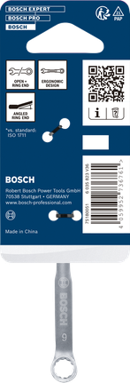 Bosch 6mm 복합 렌치 (개방형 및 링형 끝단 포함).