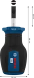 Bosch PRO 스터비 스크루드라이버 SL 1.0 x 5.5 x 25 mm.