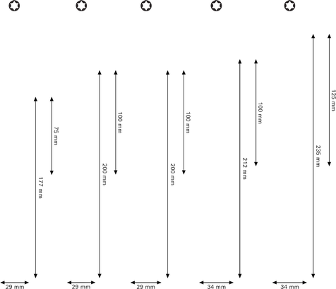 Torx 스크류 드라이버 세트, 5PCS
