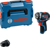 Bosch GSR 10.8V-32 FC 무선 드릴 세트 (케이스 포함).