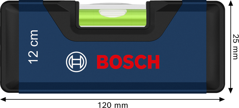 Bosch 박스 레벨 12cm 컴팩트 수평계.