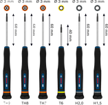Bosch PRO 정밀 스크루드라이버 세트 TX/TH/H, 6개입