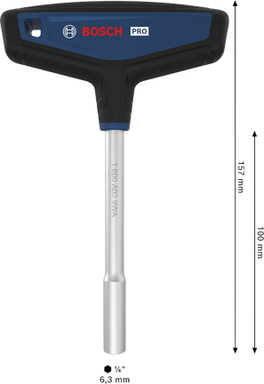 Bosch PRO T자형 손잡이 비트 드라이버 (샤프트 길이 157mm).