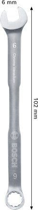 Bosch 6mm 크롬 바나듐 복합 렌치.