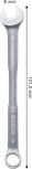 Bosch 8mm 복합 렌치 (크롬 바나듐 재질).