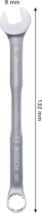 Bosch 9mm 복합 렌치 (크롬 바나듐 재질).