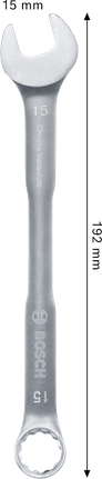 Bosch 15mm 크롬 바나듐 복합 렌치.