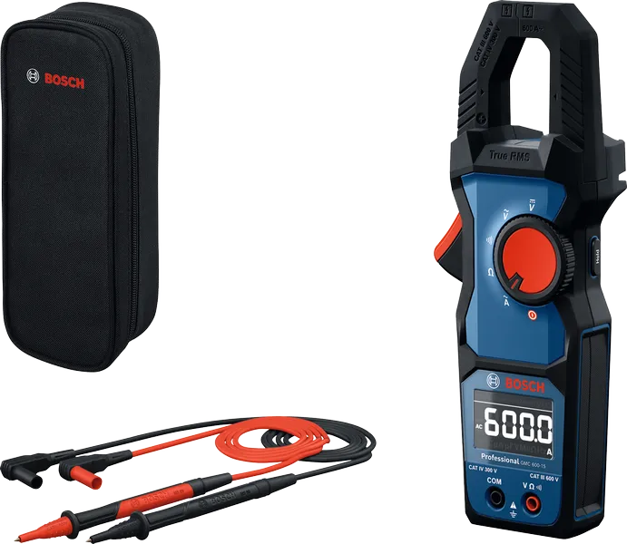 Bosch GMC 600 클램프 미터 (전선 및 휴대용 케이스 포함).