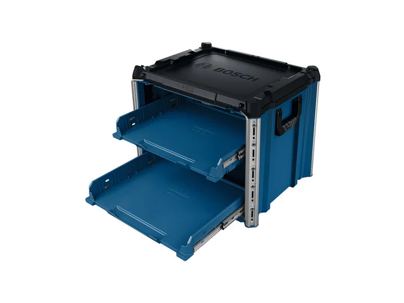 Bosch L-BOXX 컨트랙터 랙 2 운반 케이스 (서랍 2개 포함).
