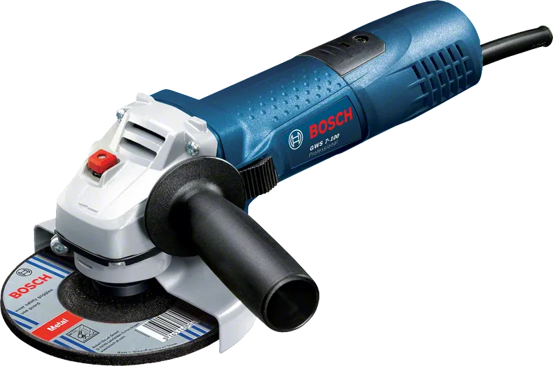 Bosch GWS 7-100 각도 연삭기, 100mm 디스크.