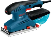 마이크로필터 시스템이 장착된 Bosch GSS 23 AE 오비탈 샌더.