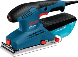 GSS 23 AE 마이크로필터 시스템이 장착된 Bosch GSS 23 AE 오비탈 샌더.