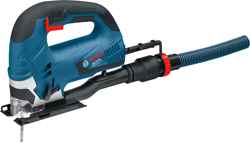 먼지 제거 장치가 있는 Bosch GST 90 BE 퍼즐.