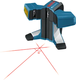 GTL 3 타일 레이저가 빨간색 선을 방출합니다.