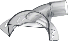 모서리 먼지 제거 기능이 있는 Bosch 절단 가이드.