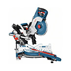 보쉬 프로페셔널 전동 절단기가 흰 배경 위에 놓여 있습니다.